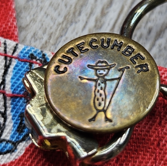 CuteCumber Kids Overalls Vintage 18 Months Red with sailing pattern - Picture 6 of 6